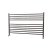 MaxHeat Falmouth Polished Stainless Steel Straight Heated Ladder Towel Rail