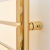 Prestige Malibu Designer Towel Rail 1200mm H x 500mm W - Brushed Brass