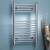 Prestige E-Rail Chrome Electric Straight Ladder Towel Rail