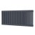 MaxHeat Octavius 2-Column Horizontal Radiator 500mm H x 1164mm W - Anthracite