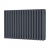 MaxHeat Octavius 4-Column Horizontal Radiator 500mm H x 768mm W - Anthracite