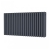 MaxHeat Octavius 4-Column Horizontal Radiator 500mm H x 988mm W - Anthracite