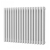MaxHeat Octavius 3-Column Horizontal Radiator 600mm H x 777mm W - White