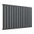 MaxHeat Pulse Anthracite Horizontal Designer Radiator