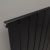 MaxHeat Pulse Black Vertical Designer Radiator | Thumbnail Image