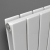 MaxHeat Pulse White Vertical Designer Radiator