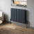 MaxHeat Rapid Anthracite Double Horizontal Designer Radiator 600mm (H) x 780mm (W) | Thumbnail Image