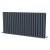 MaxHeat Saltash Double Designer Horizontal Radiator 600mm H x 1218mm W Anthracite