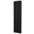 MaxHeat Saltash Double Vertical Radiator 1800mm High x 464mm Wide Black