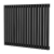 MaxHeat Saltash Single Horizontal Radiator 600mm High x 1044mm Wide Black