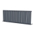 MaxHeat Saltash Single Designer Horizontal Radiator 600mm H x 1508mm W Anthracite