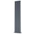 MaxHeat Saltash Single Designer Vertical Radiator 1800mm H x 348mm W Anthracite
