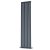 MaxHeat Saltash Single Designer Vertical Radiator 1800mm H x 406mm W Anthracite