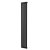 MaxHeat Saltash Single Vertical Radiator 1800mm High x 290mm Wide Black
