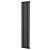 MaxHeat Saltash Single Vertical Radiator 1800mm High x 348mm Wide Black | Thumbnail Image