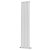 MaxHeat Saltash Single Designer Vertical Radiator 1600mm H x 348mm W White
