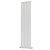 MaxHeat Saltash Single Designer Vertical Radiator 1600mm H x 406mm W White
