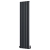 MaxHeat Vulcan Black Vertical Aluminium Designer Radiator | Thumbnail Image