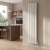 MaxHeat Vulcan White Vertical Aluminium Designer Radiator | Thumbnail Image