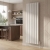 MaxHeat Vulcan White Vertical Aluminium Designer Radiator | Thumbnail Image