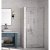 Merlyn 10 Series Pivot Shower Door with Tray 1000mm Wide - Clear Glass