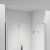 Merlyn 6 Series Frameless Inline Hinged Recess Shower Door - 6mm Glass