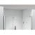 Merlyn 6 Series Frameless Inline Hinged Shower Door 1200mm Wide - 6mm Glass