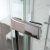 Merlyn 8 Series Frameless Inline Hinged Shower Door - 8mm Glass