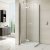Merlyn 8 Series Frameless Hinged Bi-Fold Shower Door with Tray 1000mm Wide - 8mm Glass
