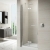 Merlyn 8 Series Frameless Hinged Bi-fold Shower Door 1000mm Wide - 8mm Glass | Thumbnail Image