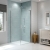 Merlyn 8 Series Frameless Single Pivot Door Showerwall 1000mm Wide - 8mm Glass | Thumbnail Image