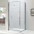 Merlyn 8 Series Hinged Shower Door with Tray 760mm Wide - 8mm Glass