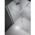 Merlyn 8 Series Hinged Wet Room Glass Panel 1000+350mm Wide 8mm Glass