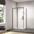 Merlyn Black Sliding Shower Door with Tray - 8mm Glass