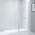Merlyn Ionic Wet Room Swivel Return Panel 300mm Wide - 8mm Glass