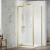 Merlyn Mbox Brushed Brass 6mm Easy-Fit Pivot Shower Door