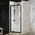 Merlyn Mbox Matt Black 6mm Easy-Fit Pivot Shower Door