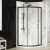 Merlyn Mbox Matt Black 6mm 1-Door Quadrant Shower Enclosure