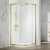 Merlyn Mbox Brushed Brass 6mm 1-Door Quadrant Shower Enclosure