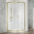 Merlyn Mbox Brushed Brass 6mm 2-Door Quadrant Shower Enclosure