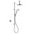 Mira Mode Concealed Dual Ceiling Fed Thermostatic Digital Thermostatic Mixer Shower - Pumped for Gravity
