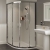 Mira Platinum HP Concealed Digital Shower with Fixed Head - Black/Chrome | Thumbnail Image