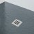 MX Minerals Square Shower Tray 1000mm x 1000mm - Ash Grey