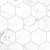 Nuance Acrylic Wall Panel 2420mm H X 1220mm W Hexagon Marble - Gloss | Thumbnail Image