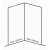Nuance Small Corner Shower Wall Panel Complete Kit (Pack A)