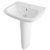Nuie Ambrose Bathroom Suite Close Coupled Toilet and Basin 500mm - 1 Tap Hole | Thumbnail Image