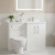 Nuie Arno RH Combination Unit with L-Shape Basin 1100mm Wide - Gloss White
