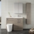 Nuie Arno RH Combination Unit with L-Shape Basin 1100mm Wide - Solace Oak | Thumbnail Image