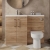 Arno Woodgrain 1100mm Combination Vanity Basin and Toilet Unit | Thumbnail Image