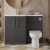 Arno Woodgrain 1100mm Combination Vanity Basin and Toilet Unit | Thumbnail Image